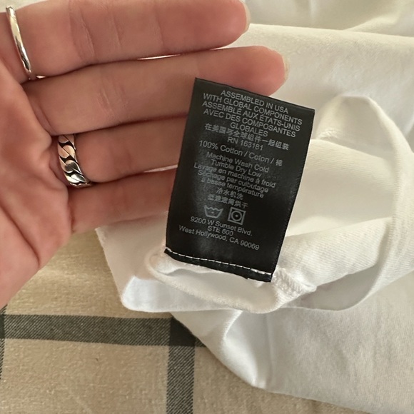 NWT Rhude Logo-Embroidered Cotton T-Shirt 'Bordeaux/White' XL - Picture 7 of 7